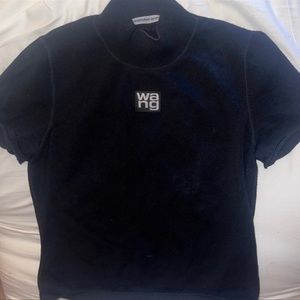 Alexander Wang Black Crop Top